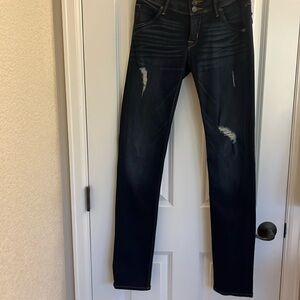 Dark Hudson Collin skinny jeans